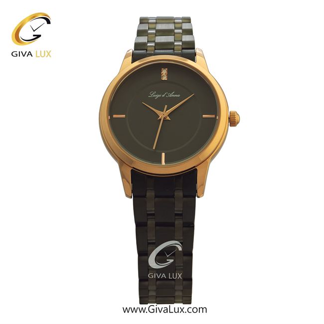 ساعت مچی اورجینال زنانه LdA رزگلد | مشکی| مشکی| کد رفرنس 2389